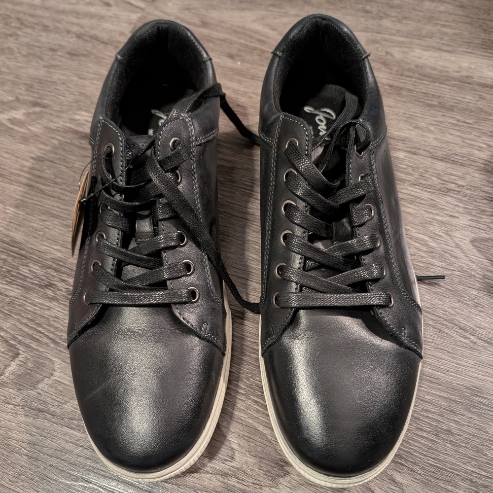 New! Black Leather Men's Shoes